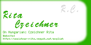 rita czeichner business card